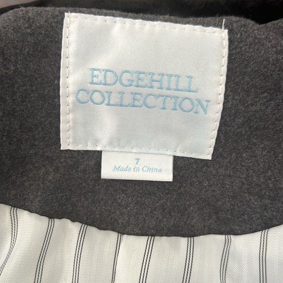 Edgehill Collection Boys Long Sleeve Button Front Dress Coat - Picture 9 of 12